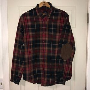 Men’s J. Crew Flannel with Elbow Pads
